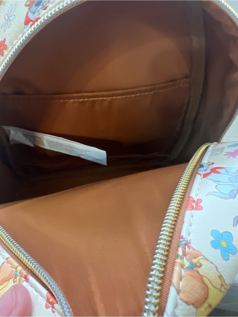 Loungefly Disney Dogs Floral Mini Backpack - Picture 4 of 4